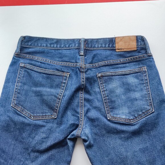 GAP jeans authentic slim denim blue men's size 30x32 - Picture 4 of 11